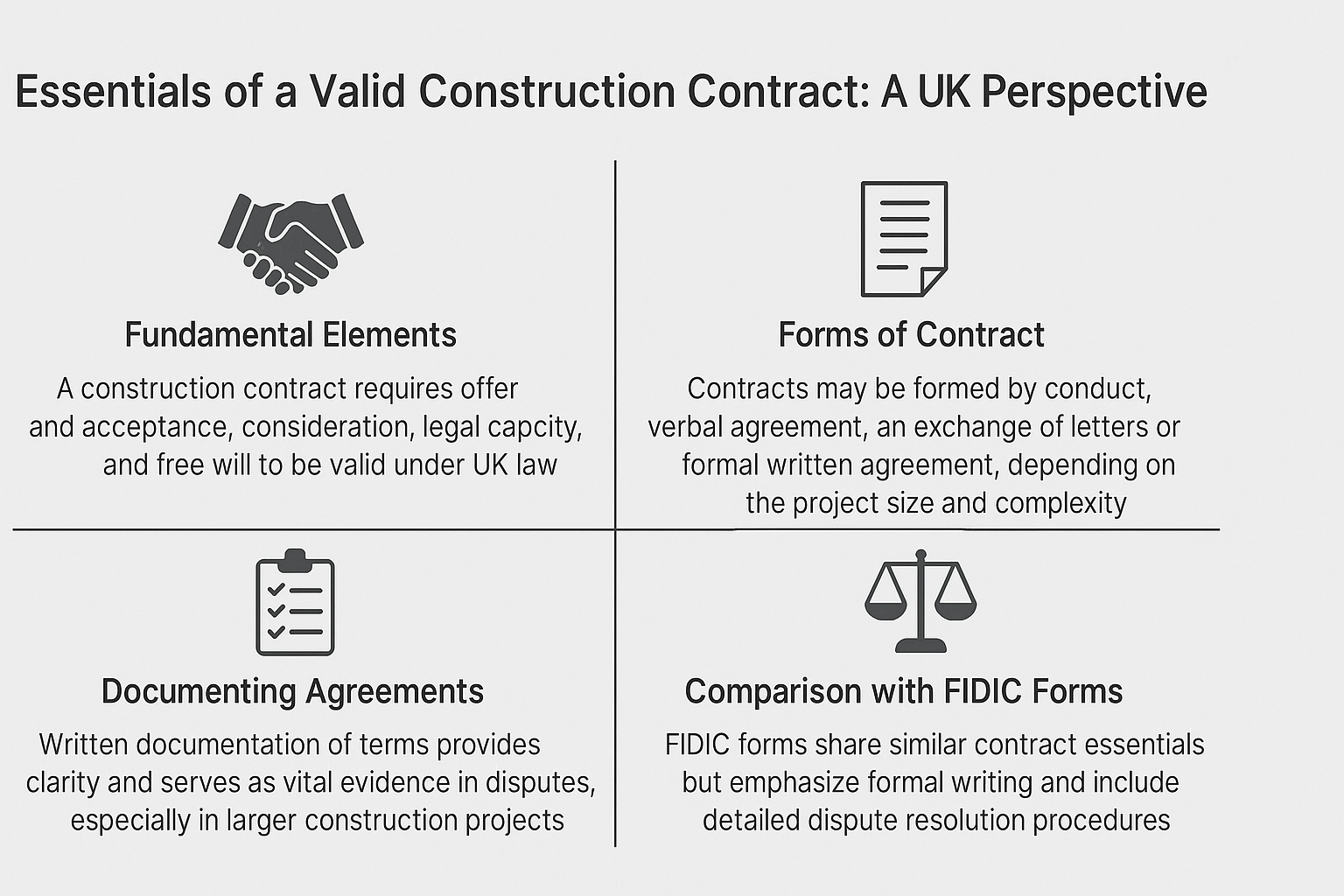 Essentials of a Valid Construction Contract: A UK Perspective