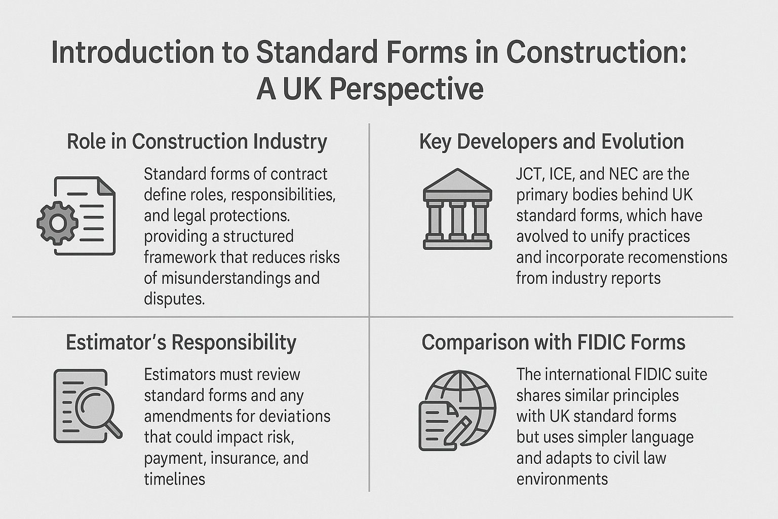 Introduction to Standard Forms in Construction A UK Perspective