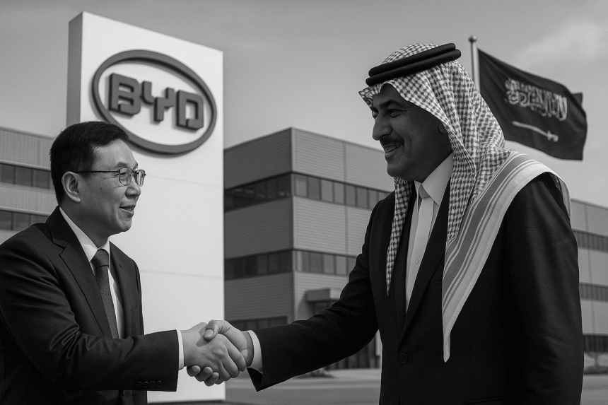 Aramco BYD strategic tech partnership