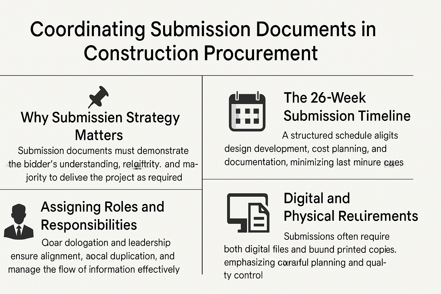 Coordinating Submission Documents in Construction Procurement