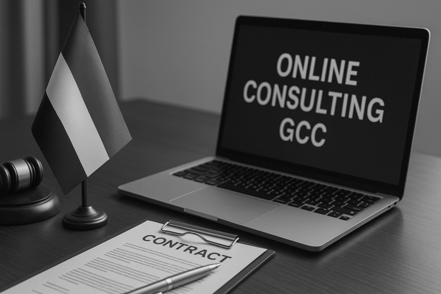 legal setup for online consulting services in the GCC