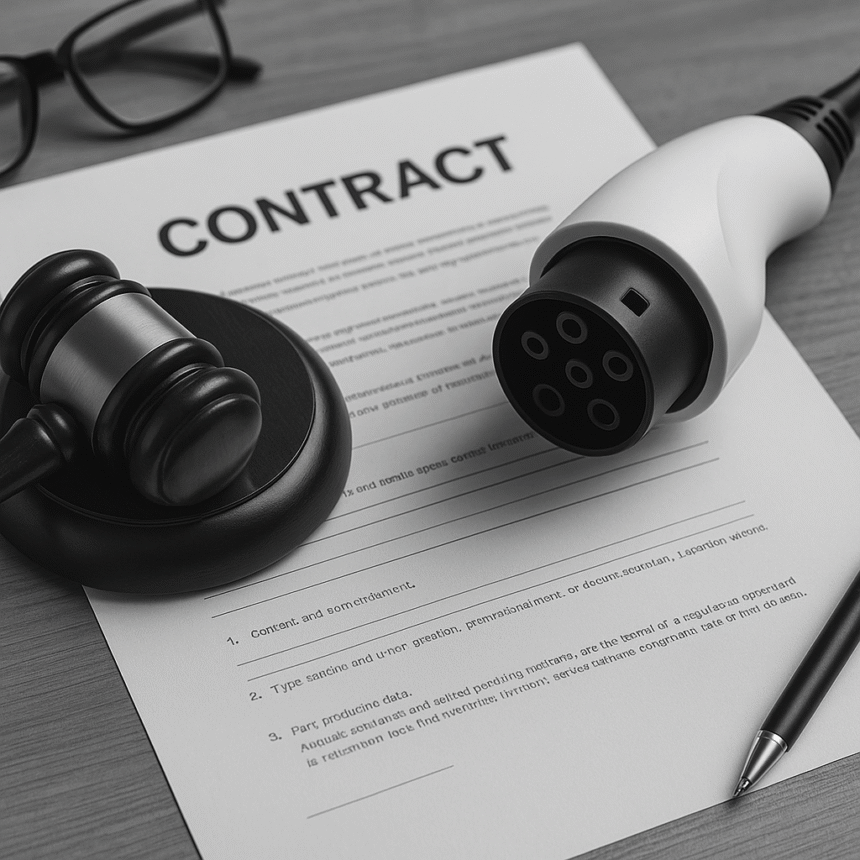 EV charger agreement