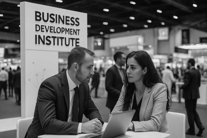 Seamless Middle East 2025 Business Development Institute booth