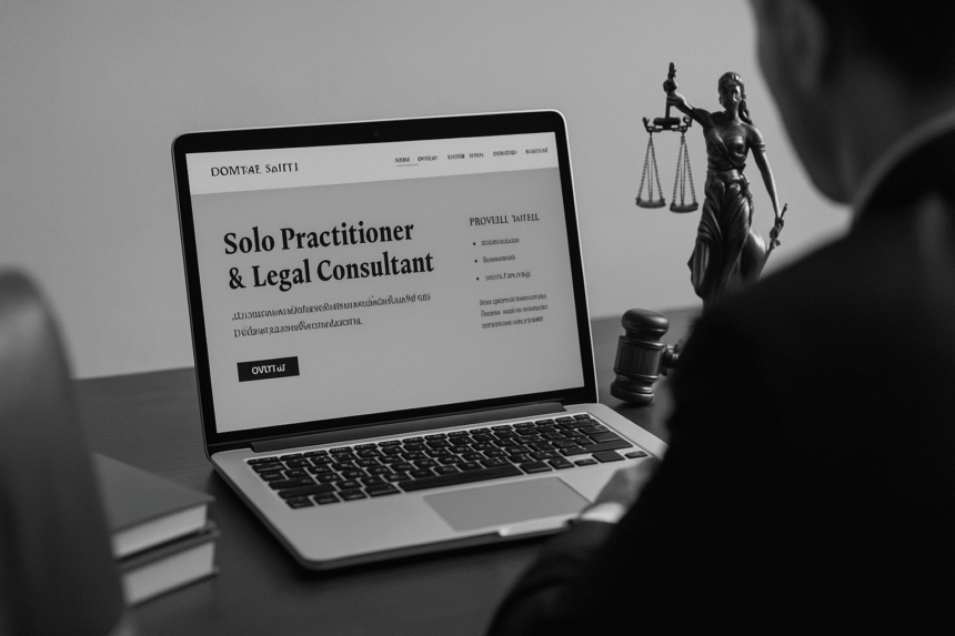 website for solo legal practice