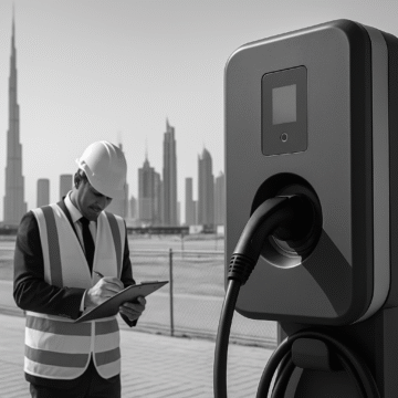 EV charger installation in Dubai