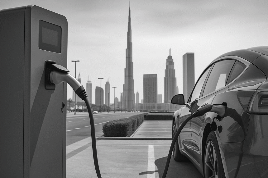 how to build an ev charging network uae