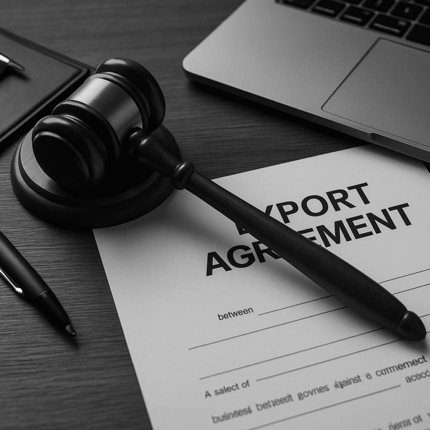 export agreement for raw minerals