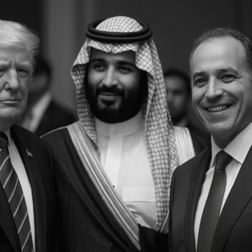 Sherif Foda at Saudi-US Investment Forum with MBS and Donald Trump