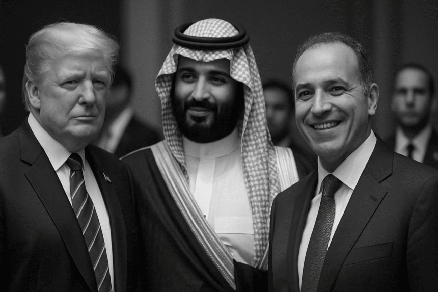 Sherif Foda at Saudi-US Investment Forum with MBS and Donald Trump