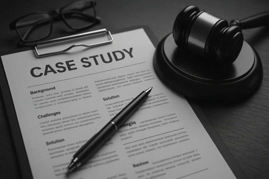 legal case study format