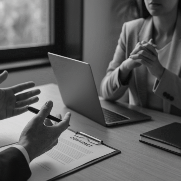 real-life negotiation experience between two business professionals.