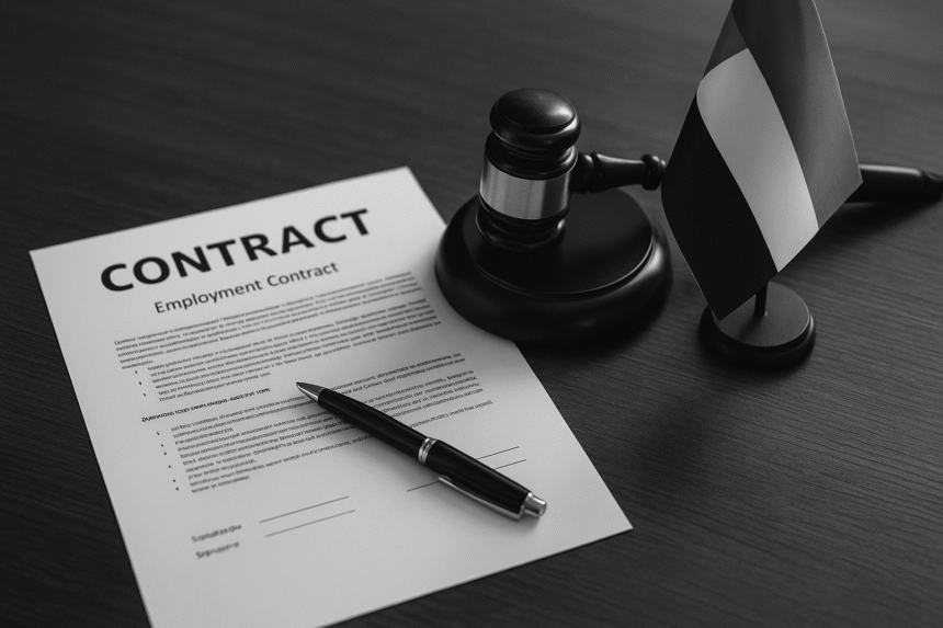 Legally compliant employment contract