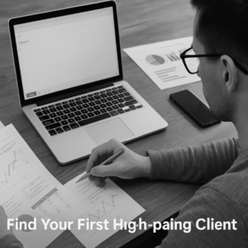 first high-paying freelance client