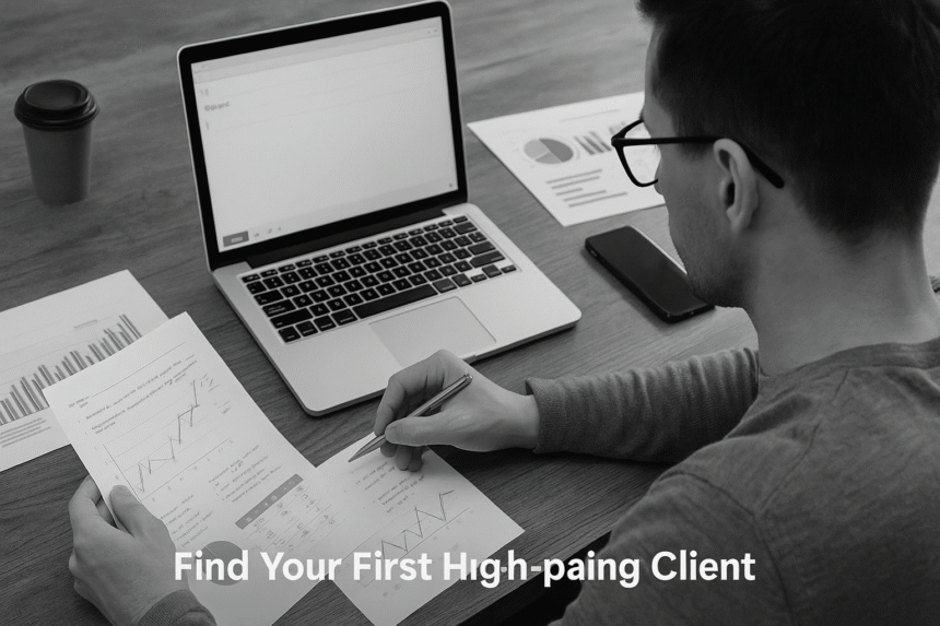 first high-paying freelance client