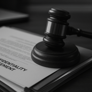 Legal desk with gavel and documents illustrating how templates saved my sanity in client legal work and contract drafting