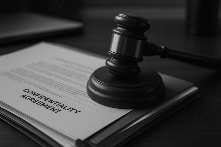 Legal desk with gavel and documents illustrating how templates saved my sanity in client legal work and contract drafting