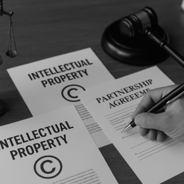 Drafting IP ownership clauses in partnership agreements for business clarity.