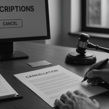 subscription cancellation in the right way