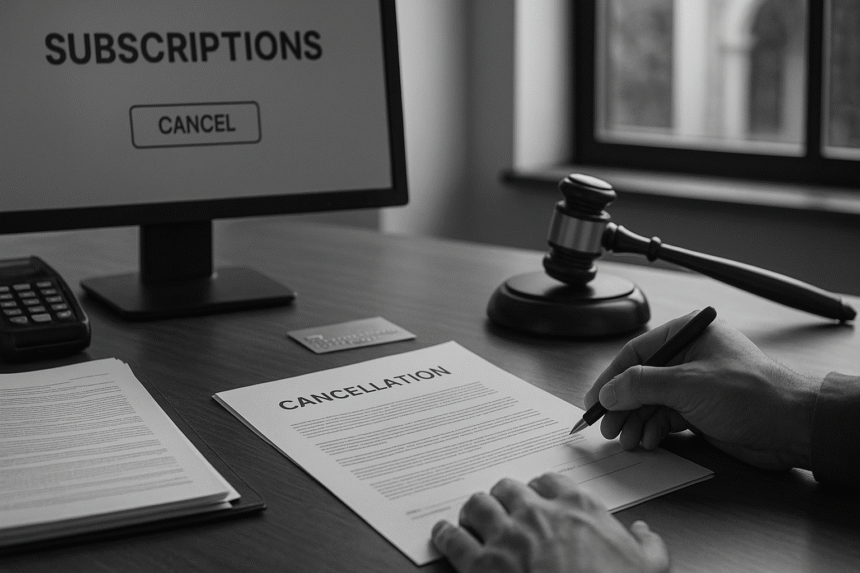 subscription cancellation in the right way