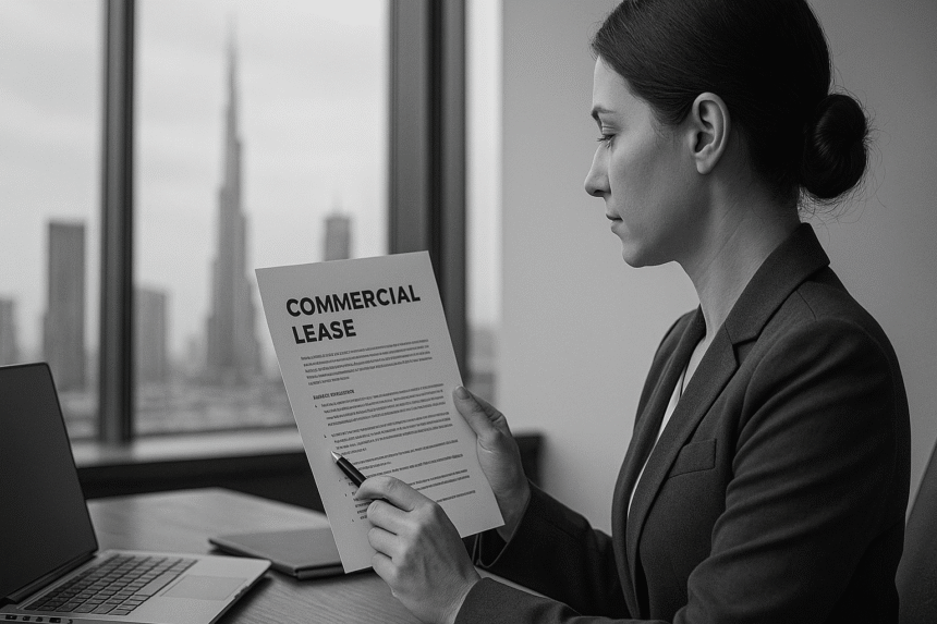 commercial lease agreement in the UAE