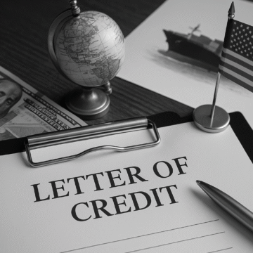 Letter of Credit financial document in global trade